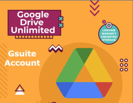 Google Drive Unlimited Storage GSuite Account